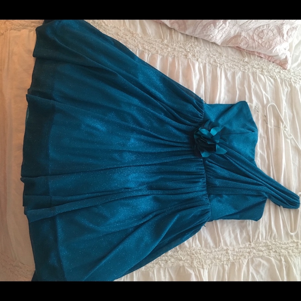 Aqua Sparkly Dress